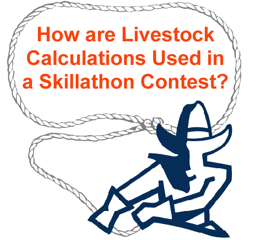 How are Livestock Calculations Used in a Skillathon Contest