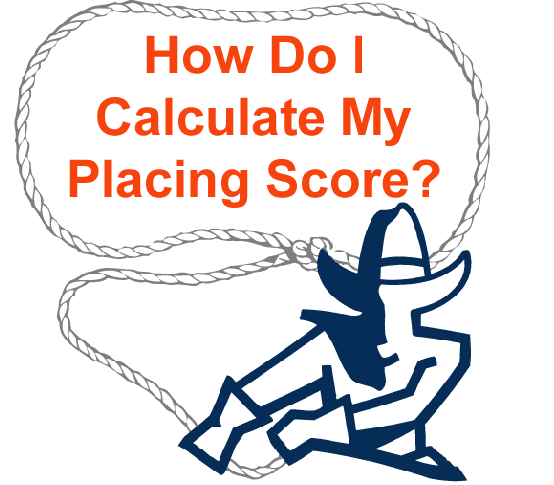 How do I calculate my placing score