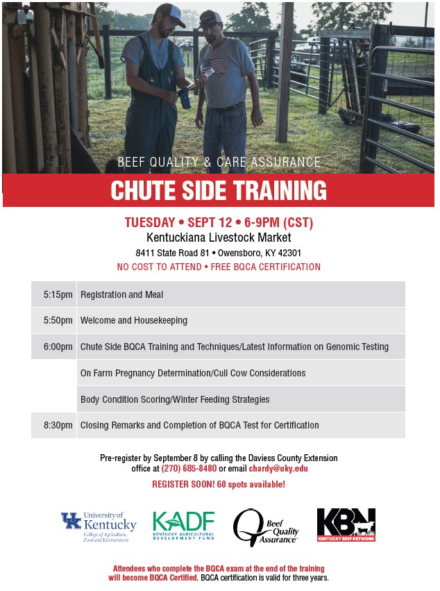 September 12 - Chute Side Training Event