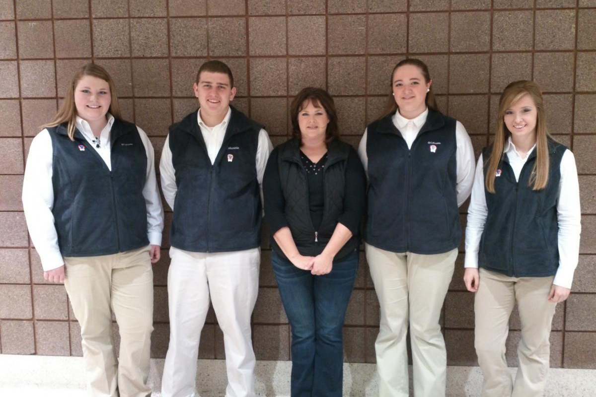 2014 Kentucky 4-H National Livestock Skillathon Team