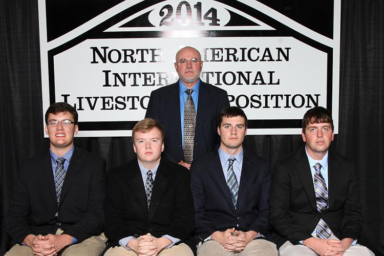 2014 All Star Gold Livestock Judging Team