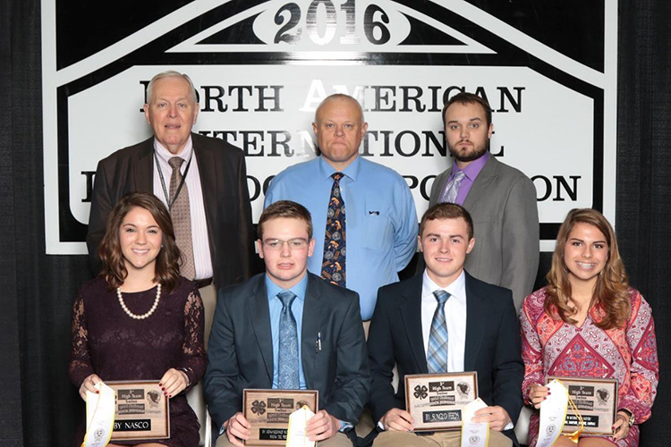 2016 All Star Gold Livestock Judging Team