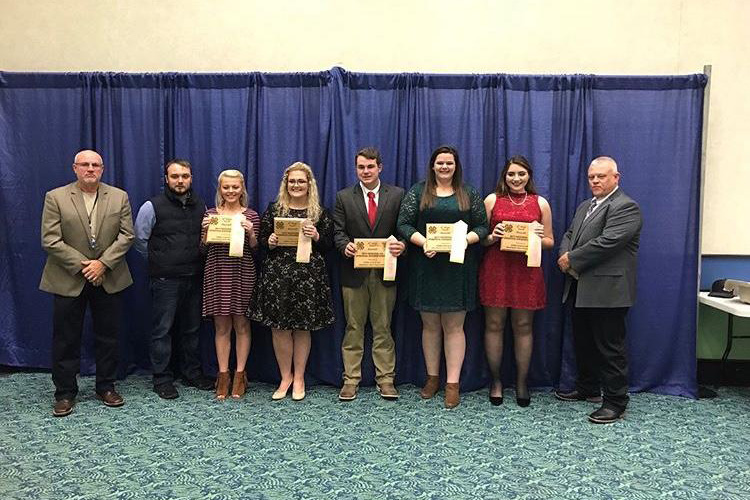 2017 All Star Gold Livestock Judging Team