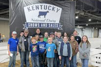 A group of State 4-H Dairy Cow Camp Juniors 