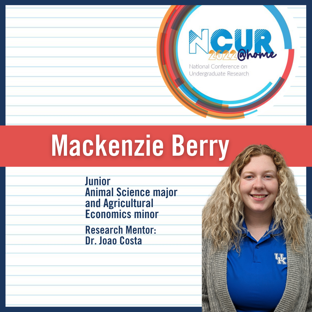 Mackenzie Berry presented at NCUR '22
