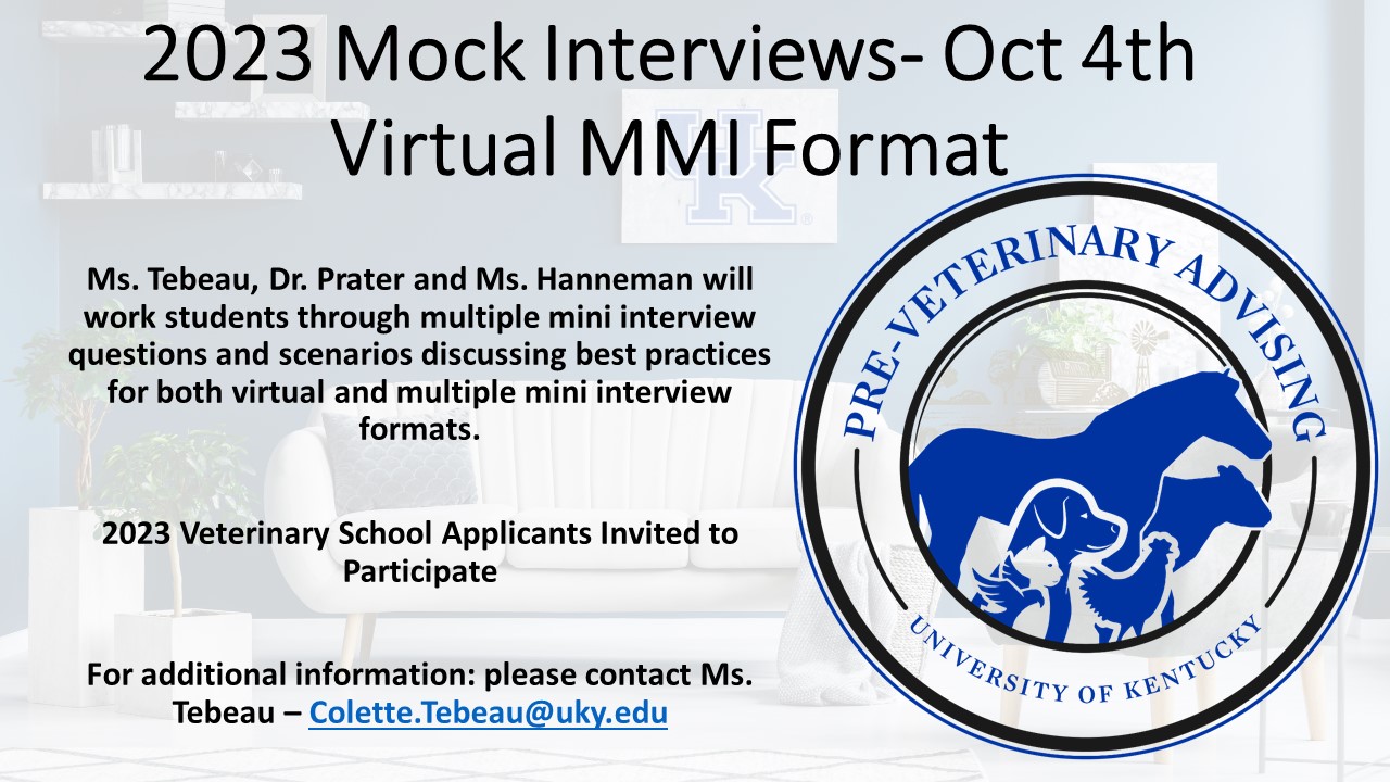 Pre-Vet MMI and Virtual Mock Interviews