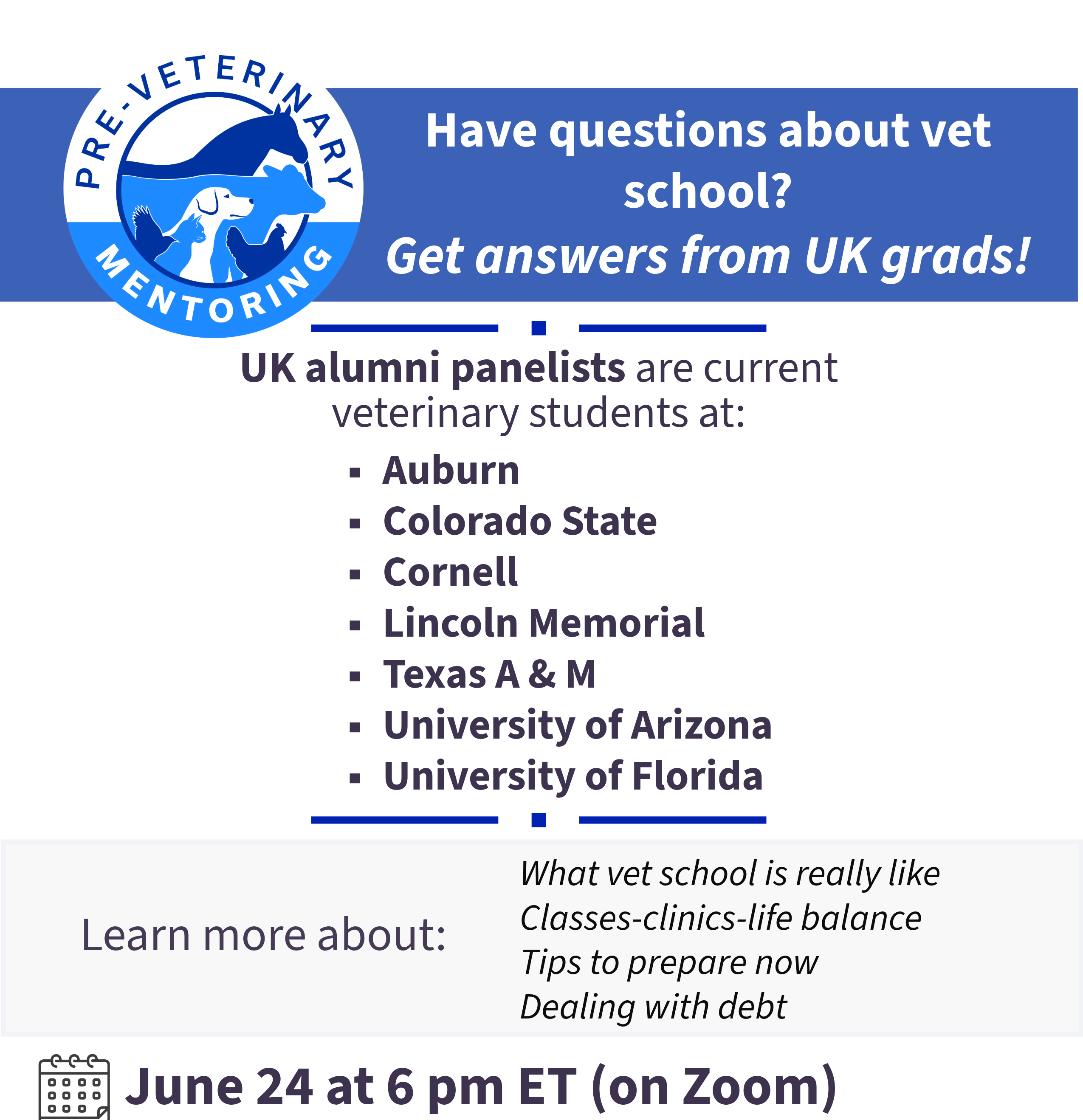 Current vet student panel 2025