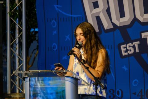 Charity Moore receives the 2023-24 Animal & Food Sciences Alumni Scholarship