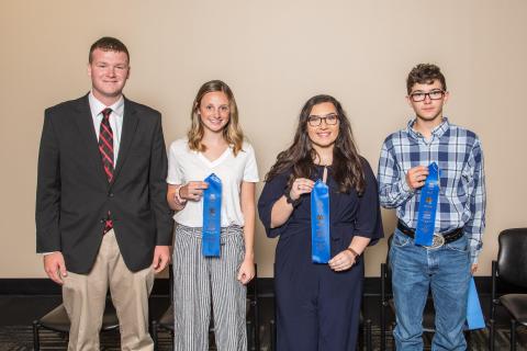 Livestock Judging Contest 2018 High Senior Team Overall Goats