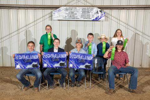 Livestock Judging Contest 2021 Top 10 Junior Individual Overall Beef