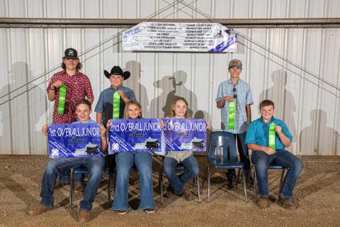 Livestock Judging Contest 2021 Top 10 Junior Individual Overall Goats