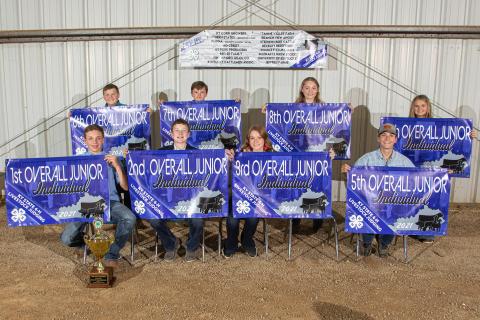 Livestock Judging Contest 2021 Top 10 Junior Individual Overall
